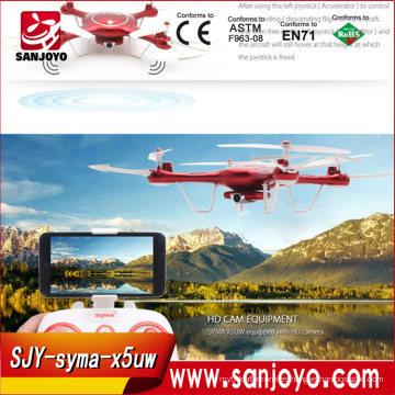 2016 Venta Caliente 6 Axis Gyro Quadcopter Mini RC Drone Al Por Mayor Quadcopter Syma Quadcopter Smart Drone SYMA X5UW